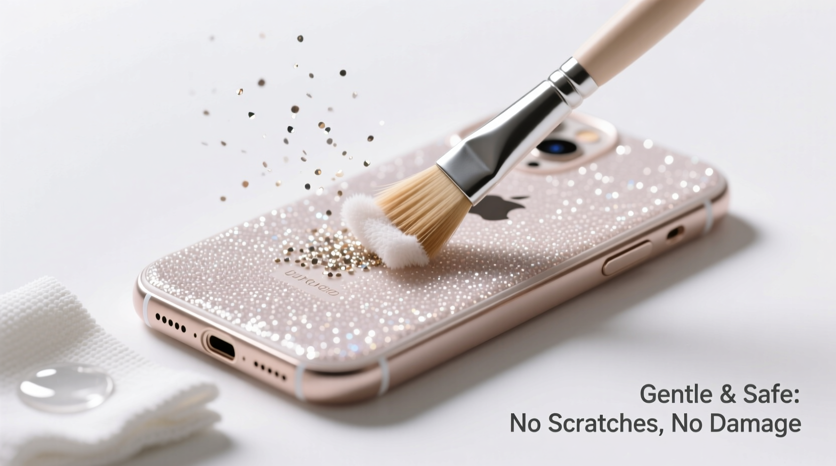 gentle and safe methods to remove glitter from your iphone case without damage