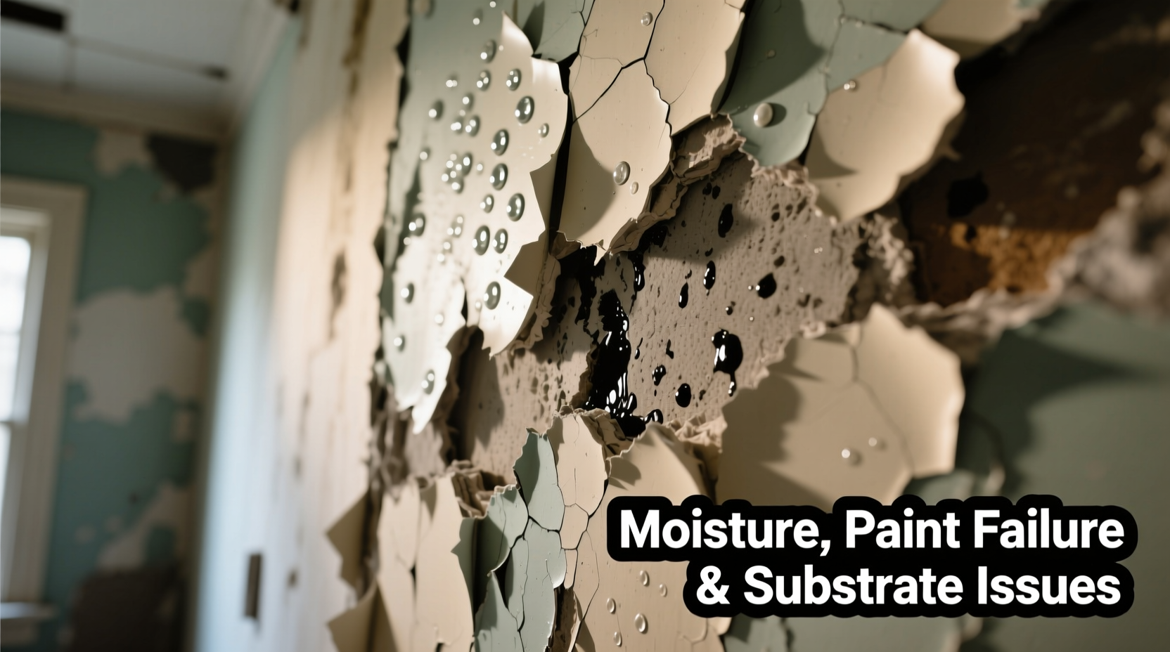 interior wall peeling cause