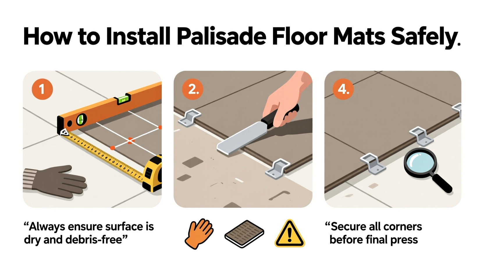 How to Install Palisade Floor Mats Safely: Step-by-Step Guide