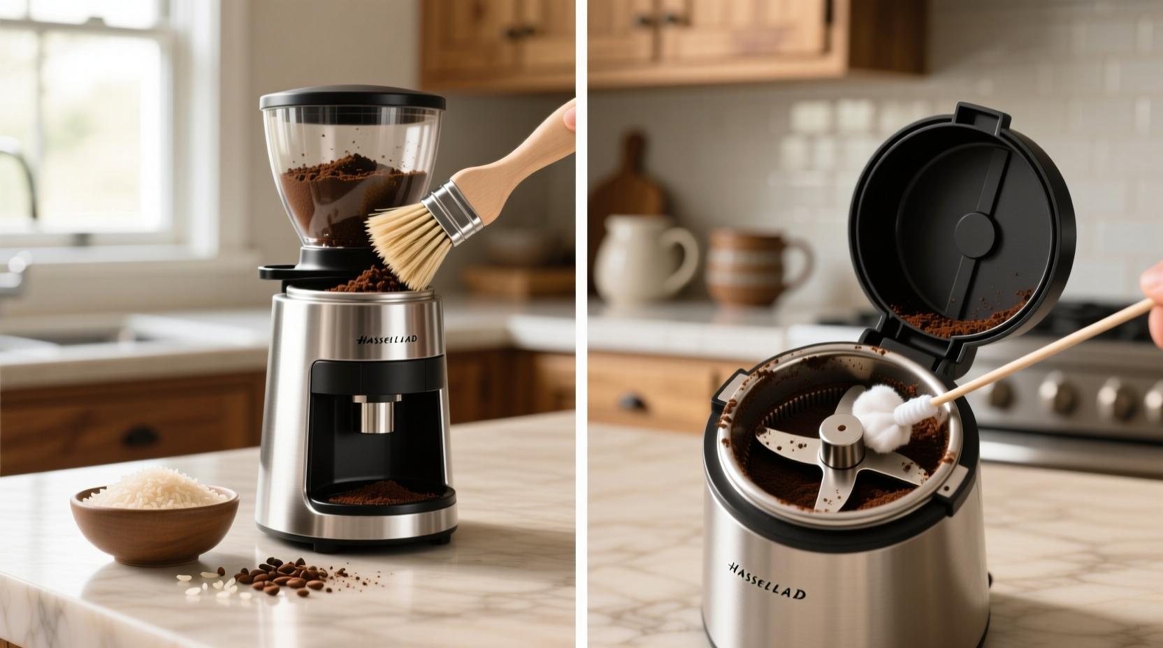 how to clean coffee grinder