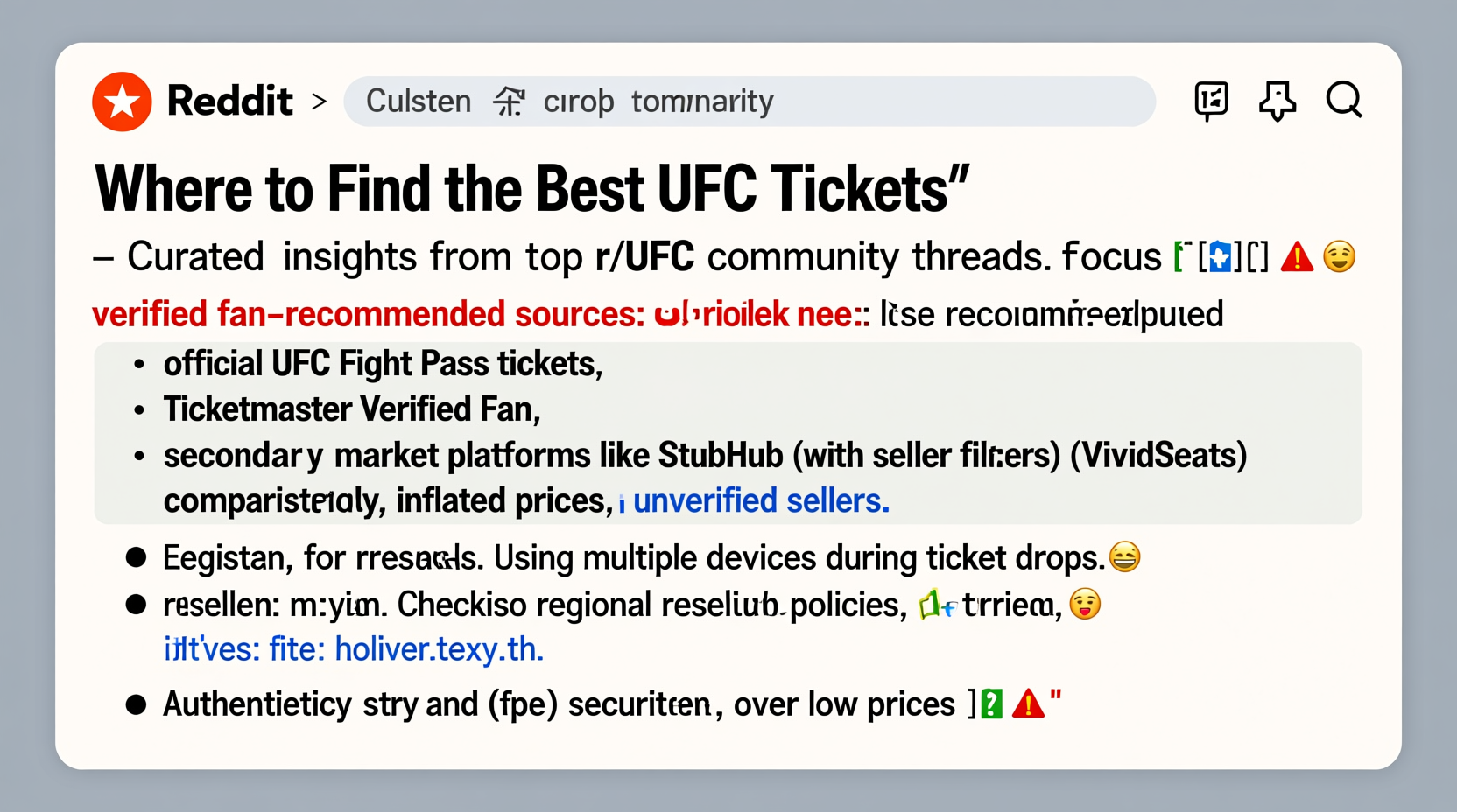 where to find the best place to buy ufc tickets reddit discussions recommend