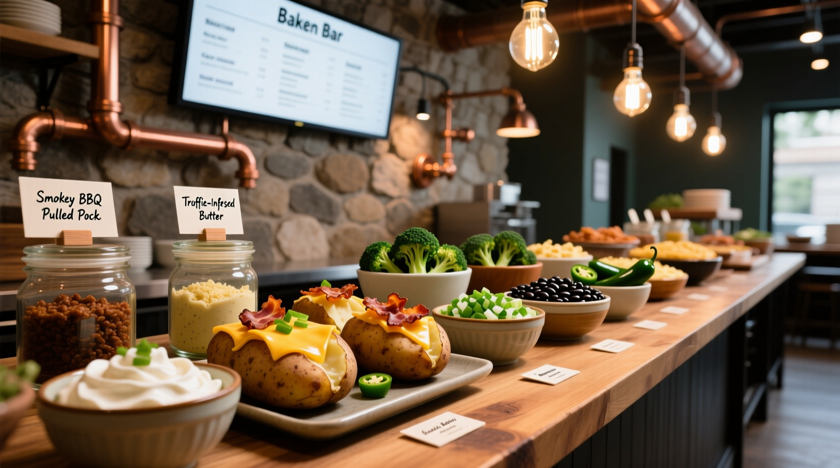 baked potato bar ideas