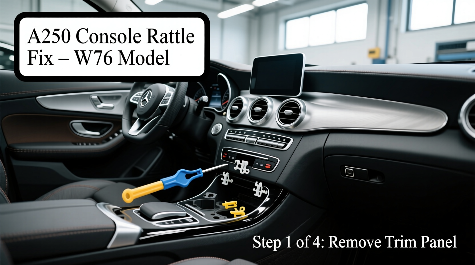 A250 Console Rattle Fix: Step-by-Step Guide for W176 Models