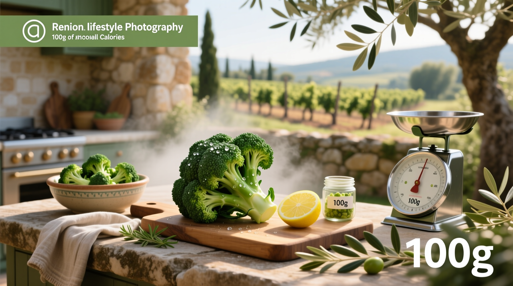 100g broccoli calories nutrition guide