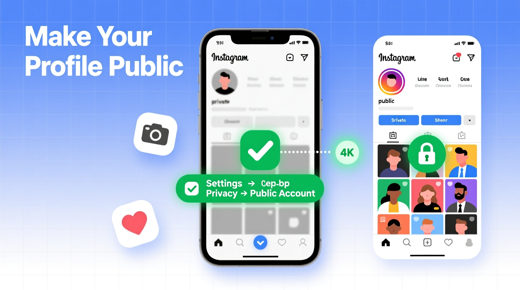 how to easily make your instagram account public and boost your profile visibility