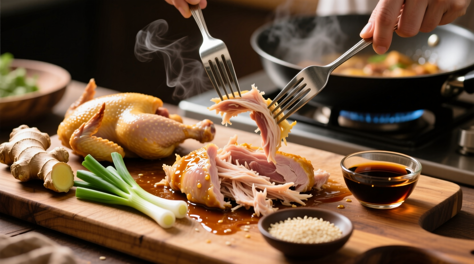 how to make shredded chicken recipes