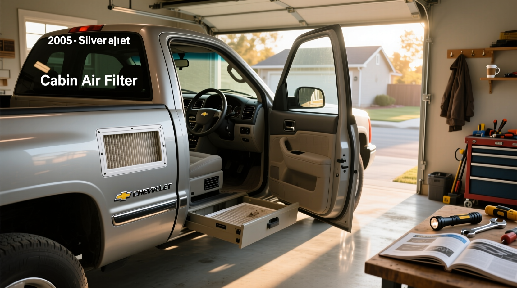 2003 silverado cabin air filter check replace guide