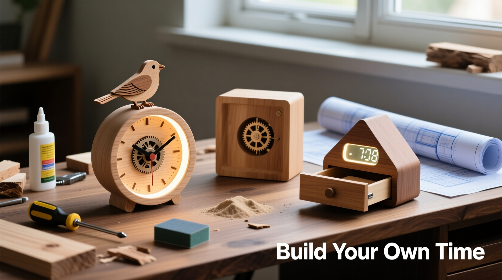 creative diy alarm clocks simple and effective designs you can build at home