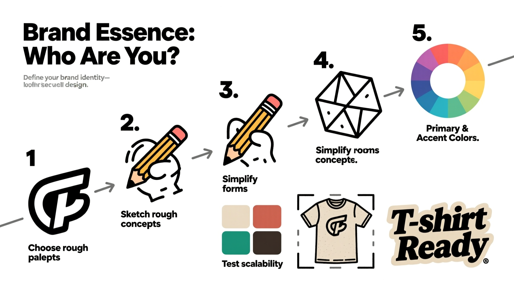 mastering how to design a tee shirt logo a step by step guide for unique and impactful designs