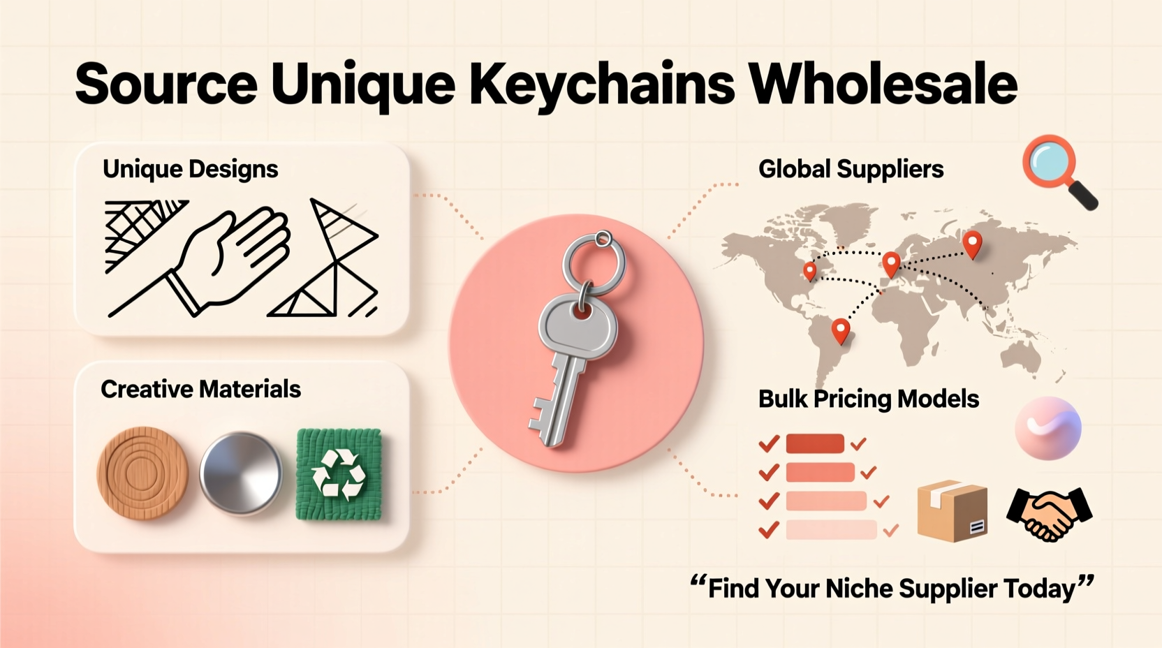 how to source unique and creative keychains wholesale for your business