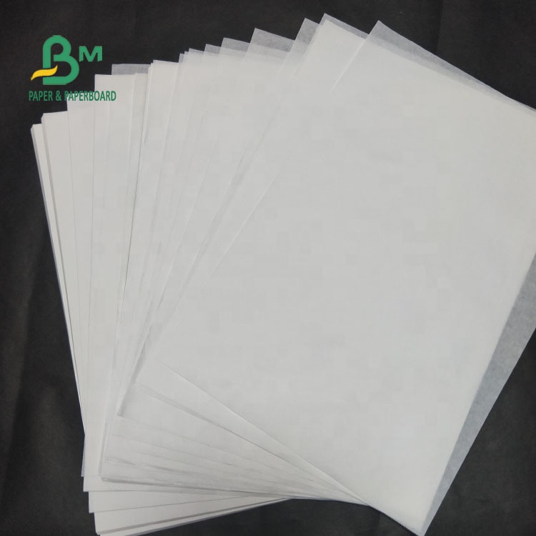 30gsm 40gsm MG Kraft Paper Single Light White Food Grade Greaseproof