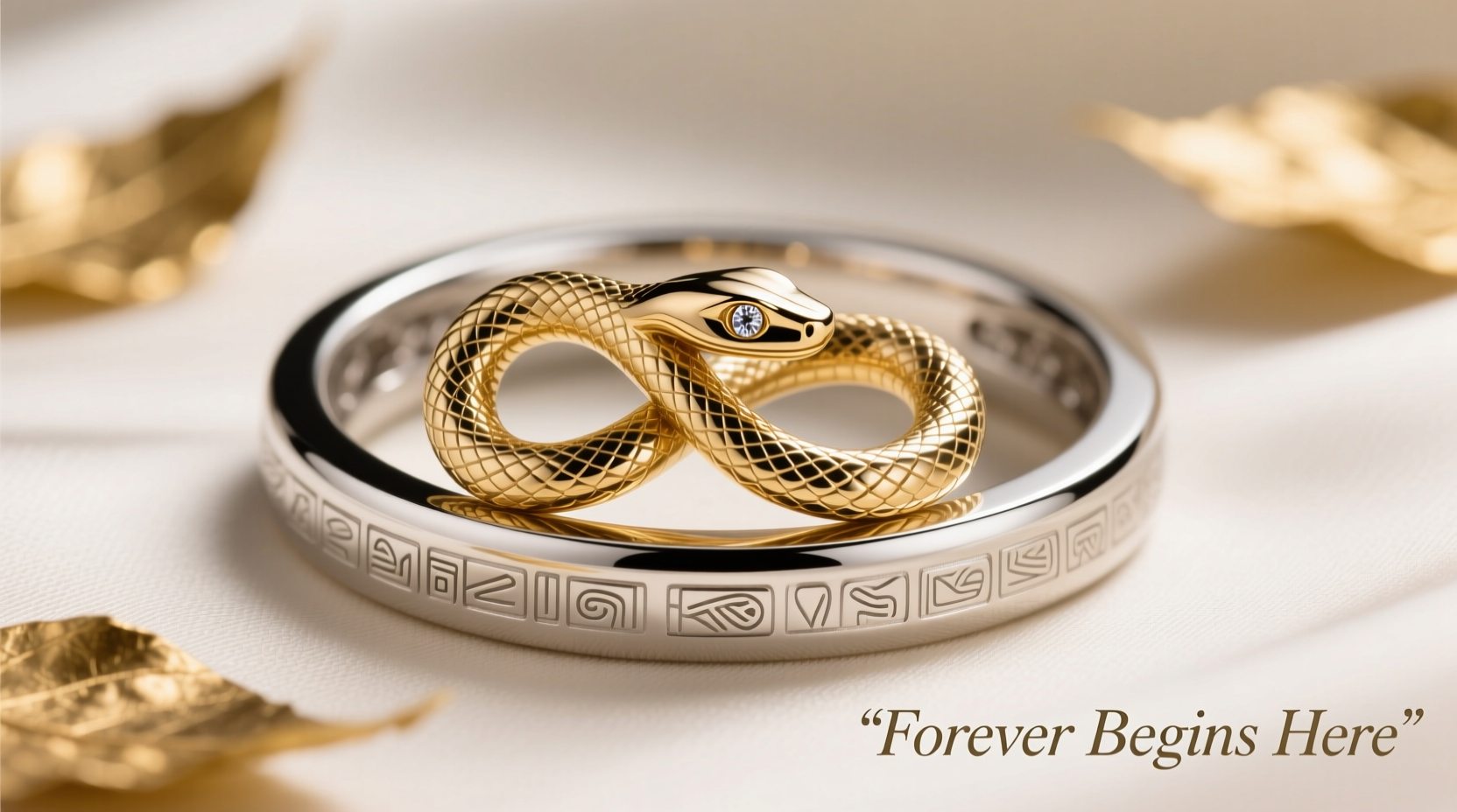 snake ring vs eternity band which symbolizes forever best