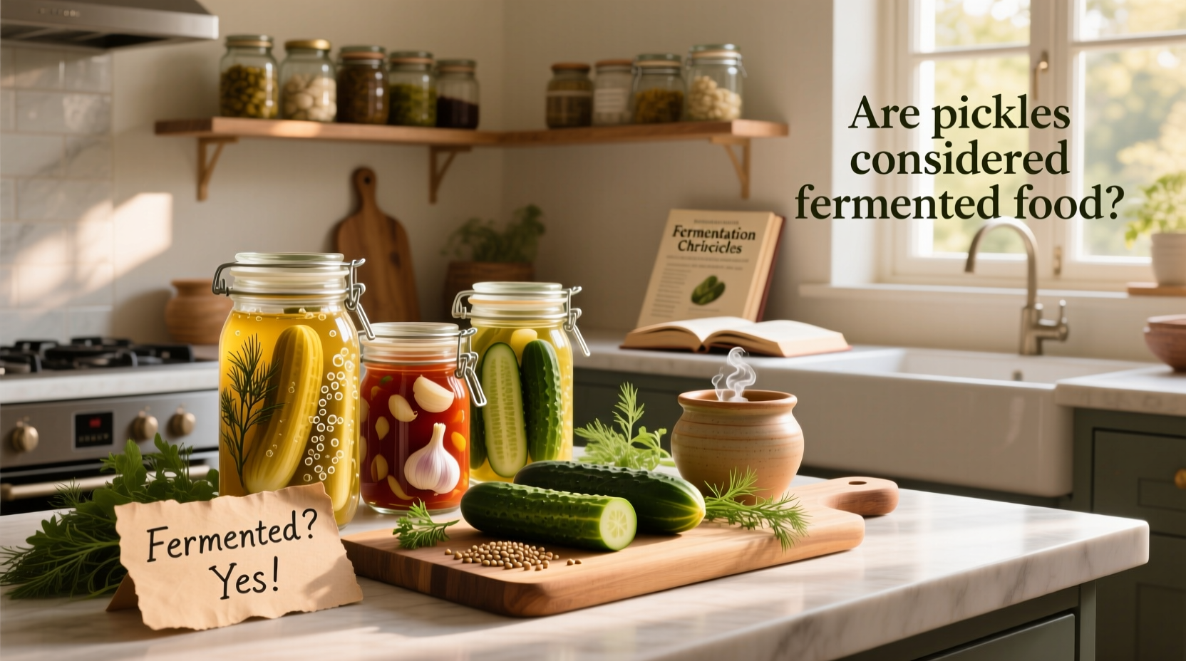 are pickles fermented know the difference