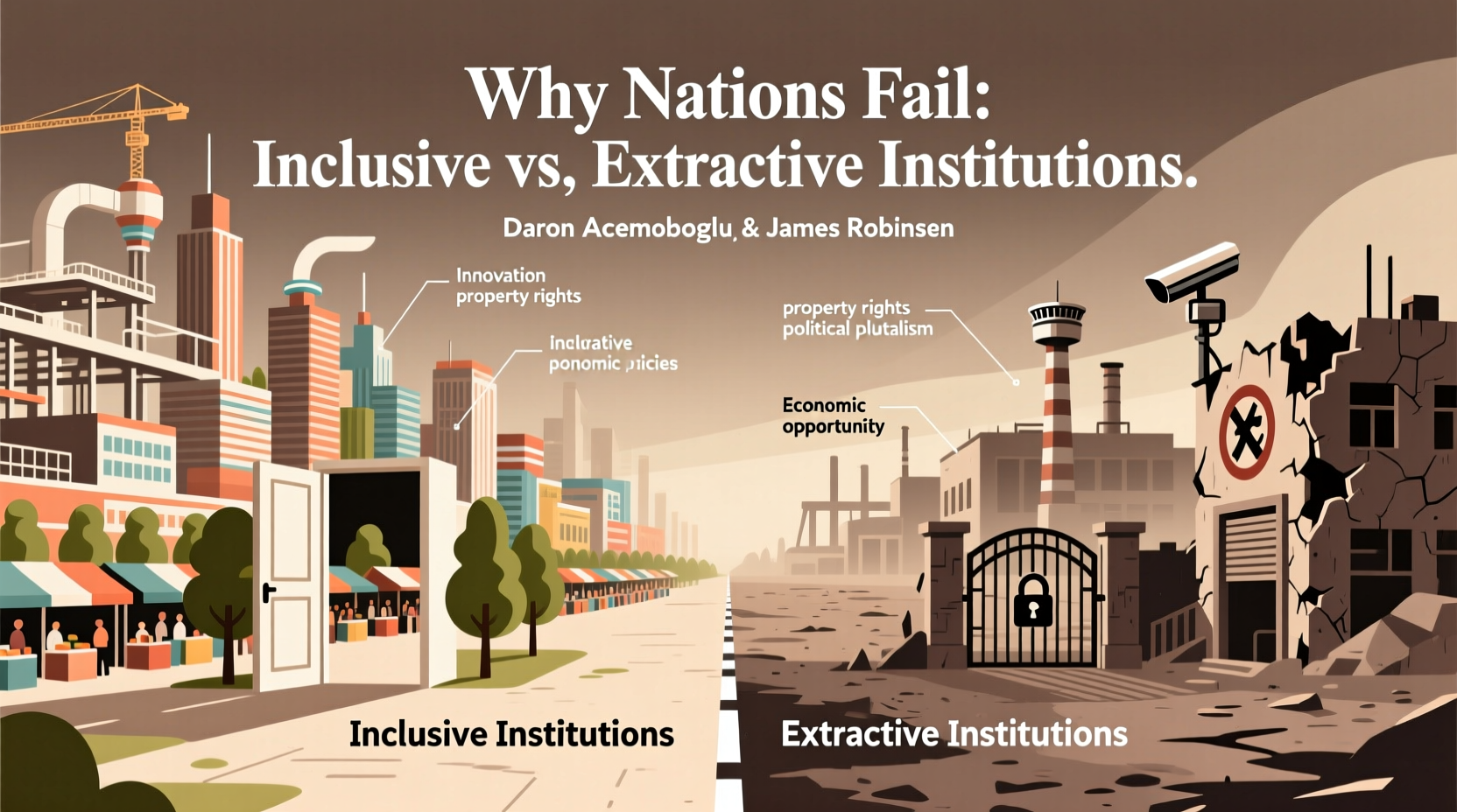 why nations fail a summary of key ideas and explanations
