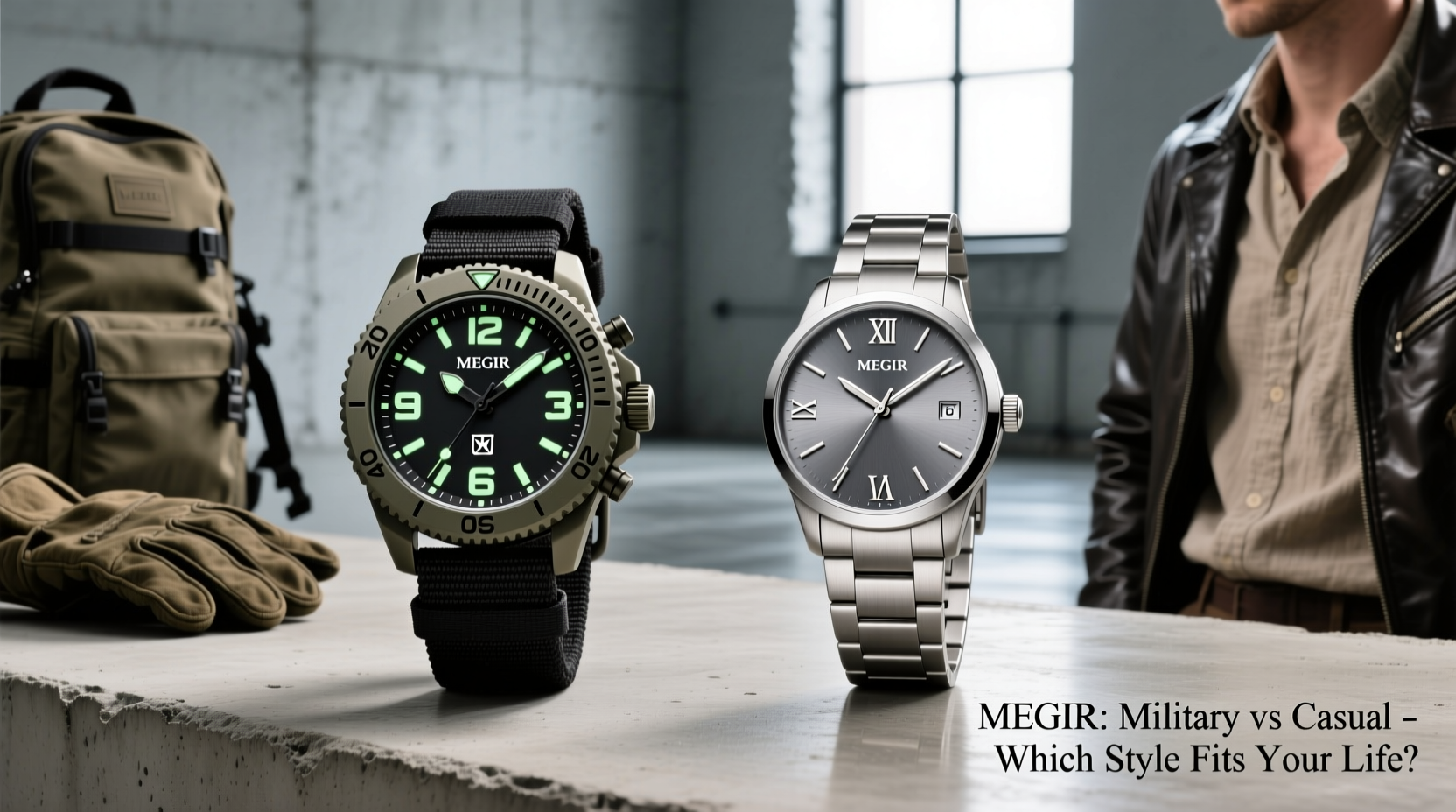 megir military vs casual watch which style is actually more versatile