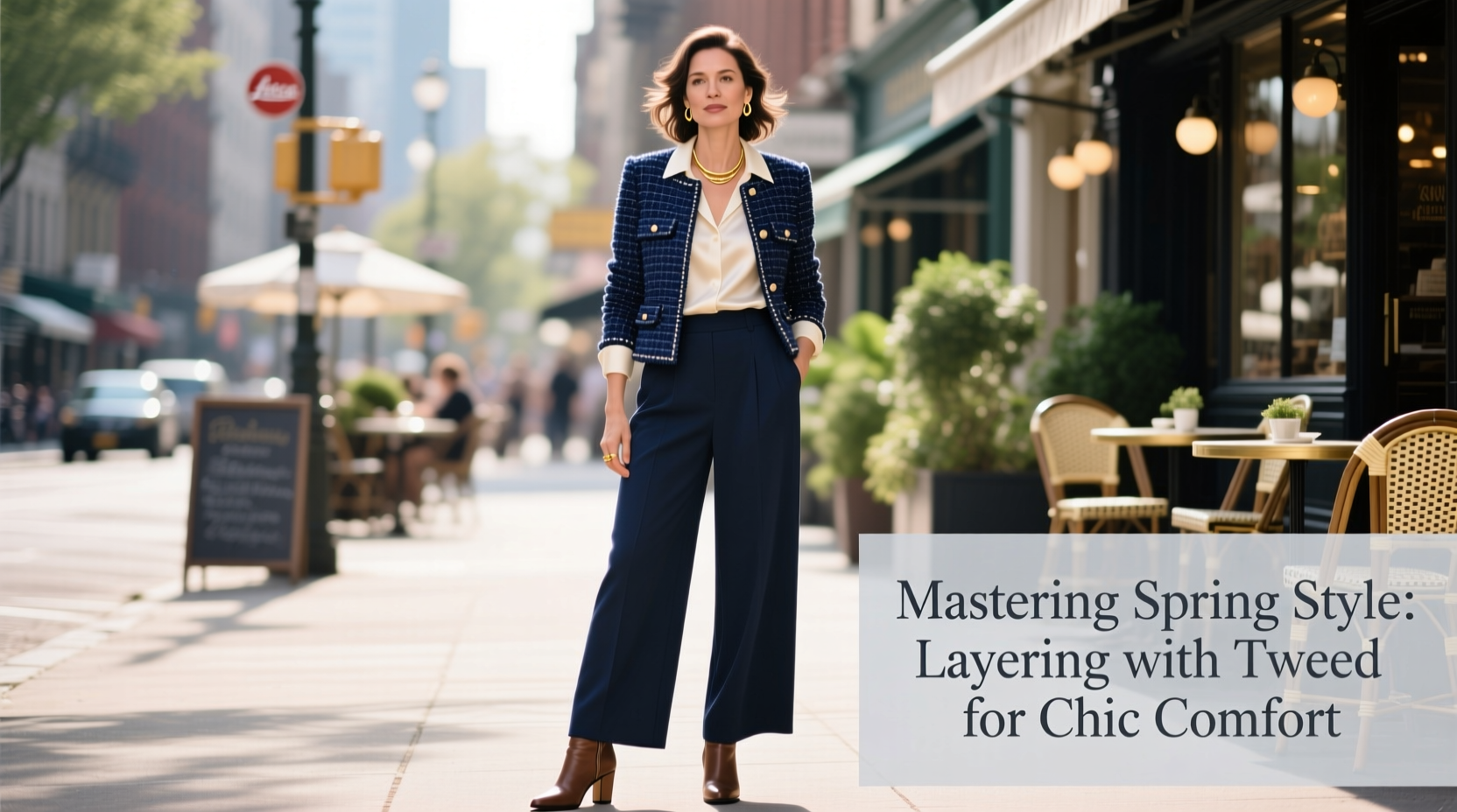 mastering spring style expert tips on how to layer with a tweed jacket for a chic comfortable look