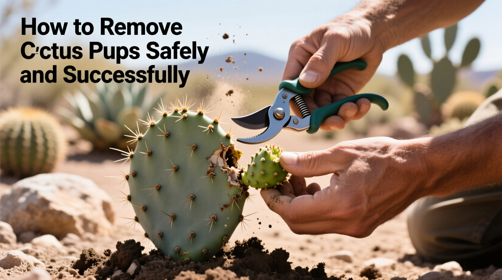How to Remove Cactus Pups Safely and Successfully