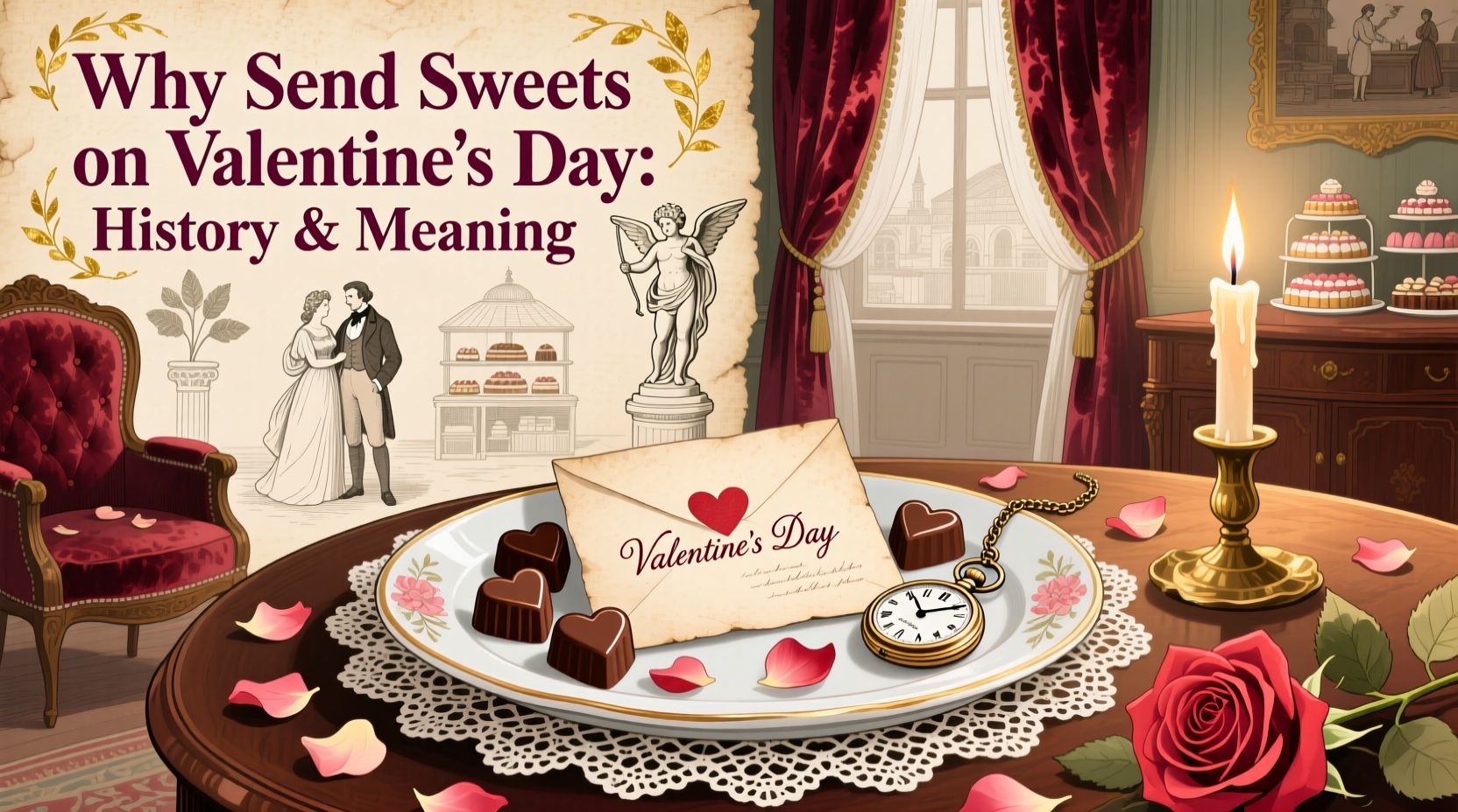 why send sweets on valentines day