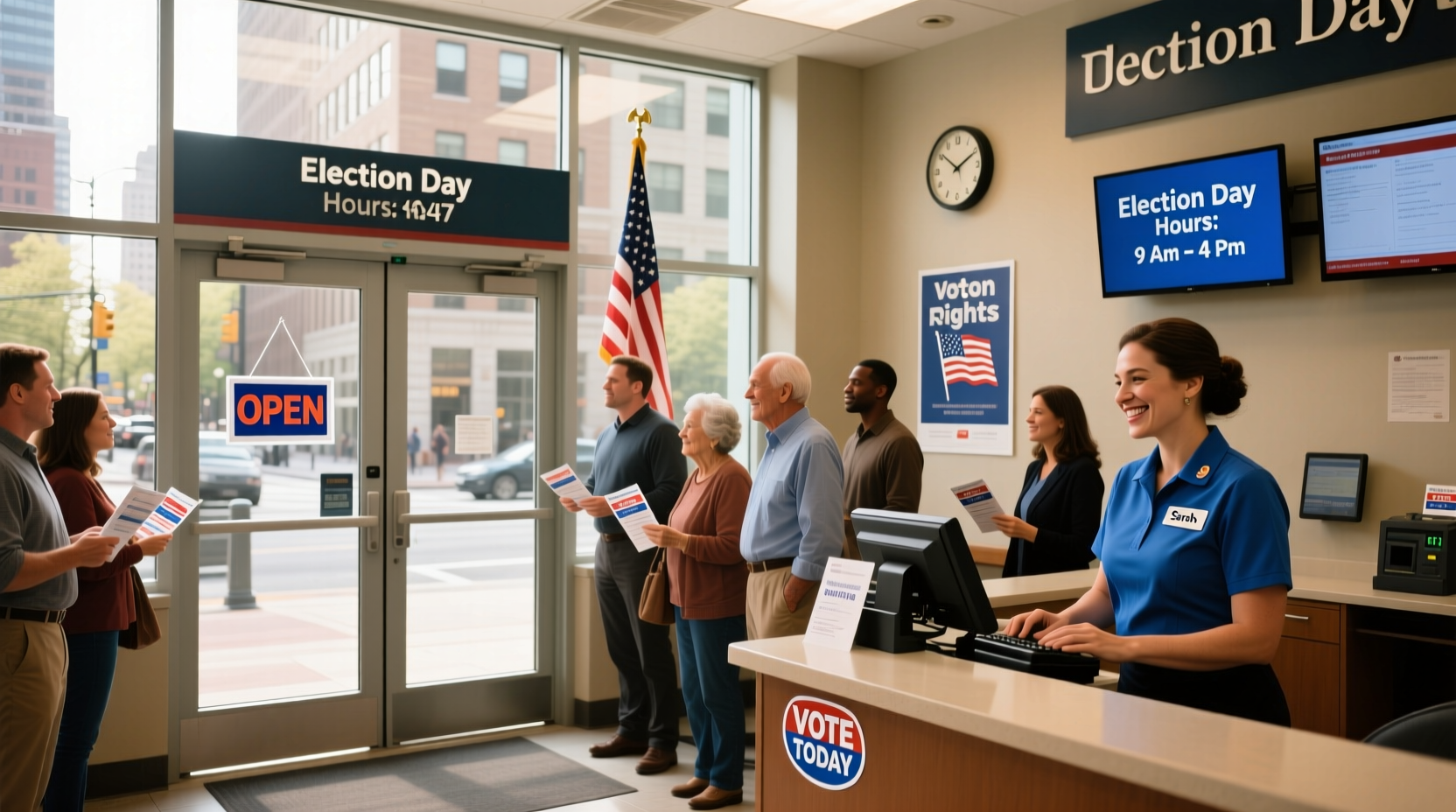 is the banks open on election day