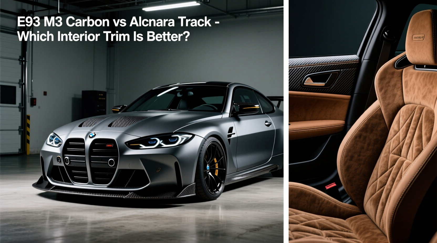 E93 M3 Carbon vs Alcantara Track: Which Interior Trim Is Better?