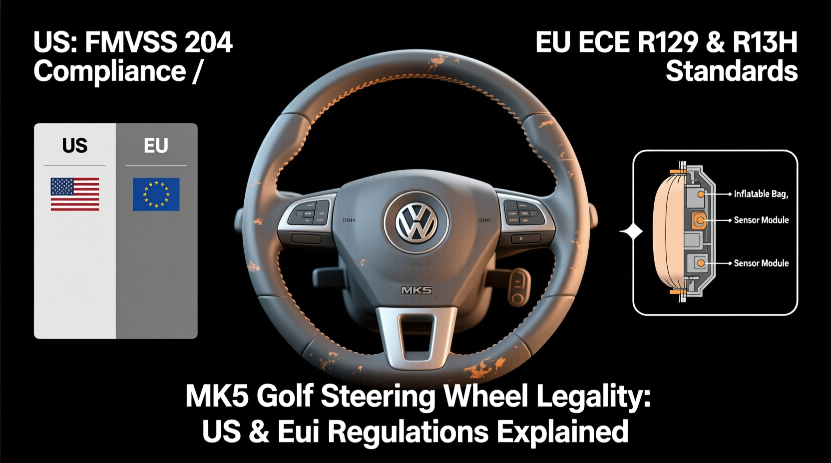 mk5 steering wheel legality