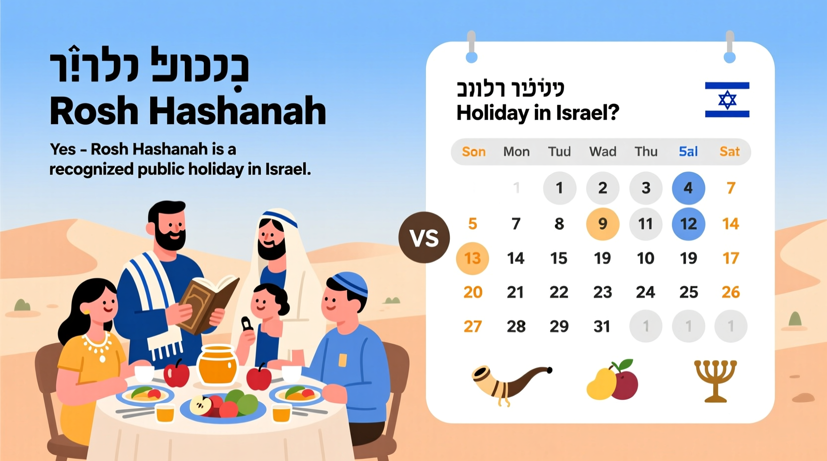 Is New Year a Holiday in Israel?