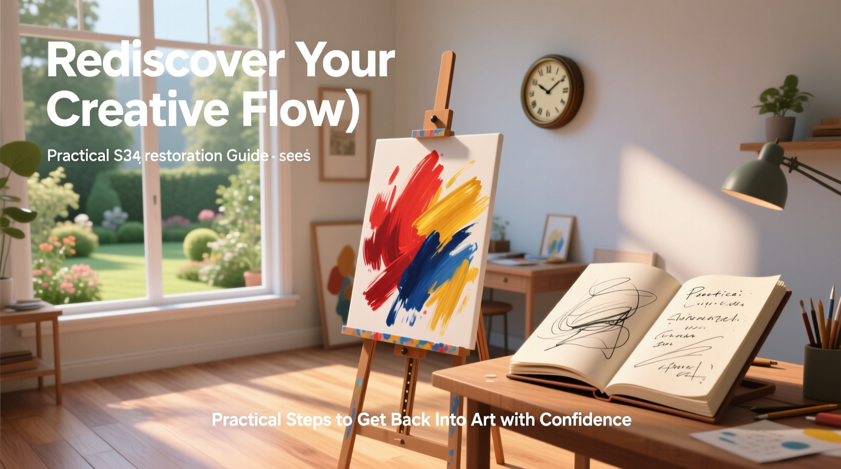 rediscover your creative flow practical steps to get back into art with confidence
