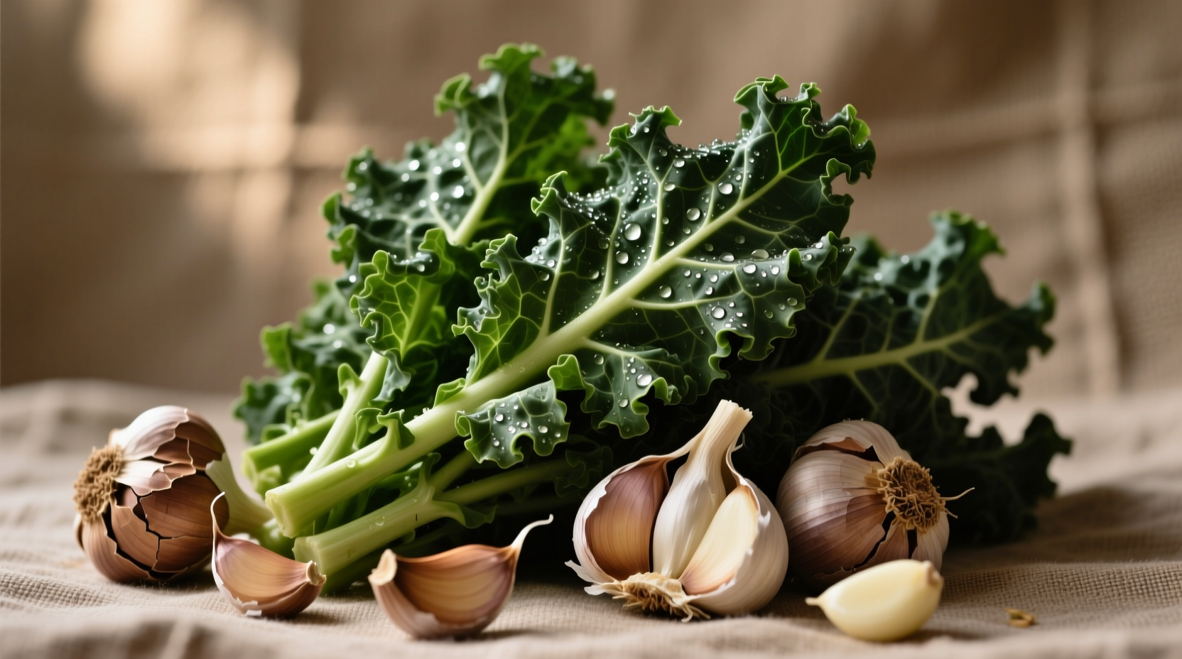garlic kale