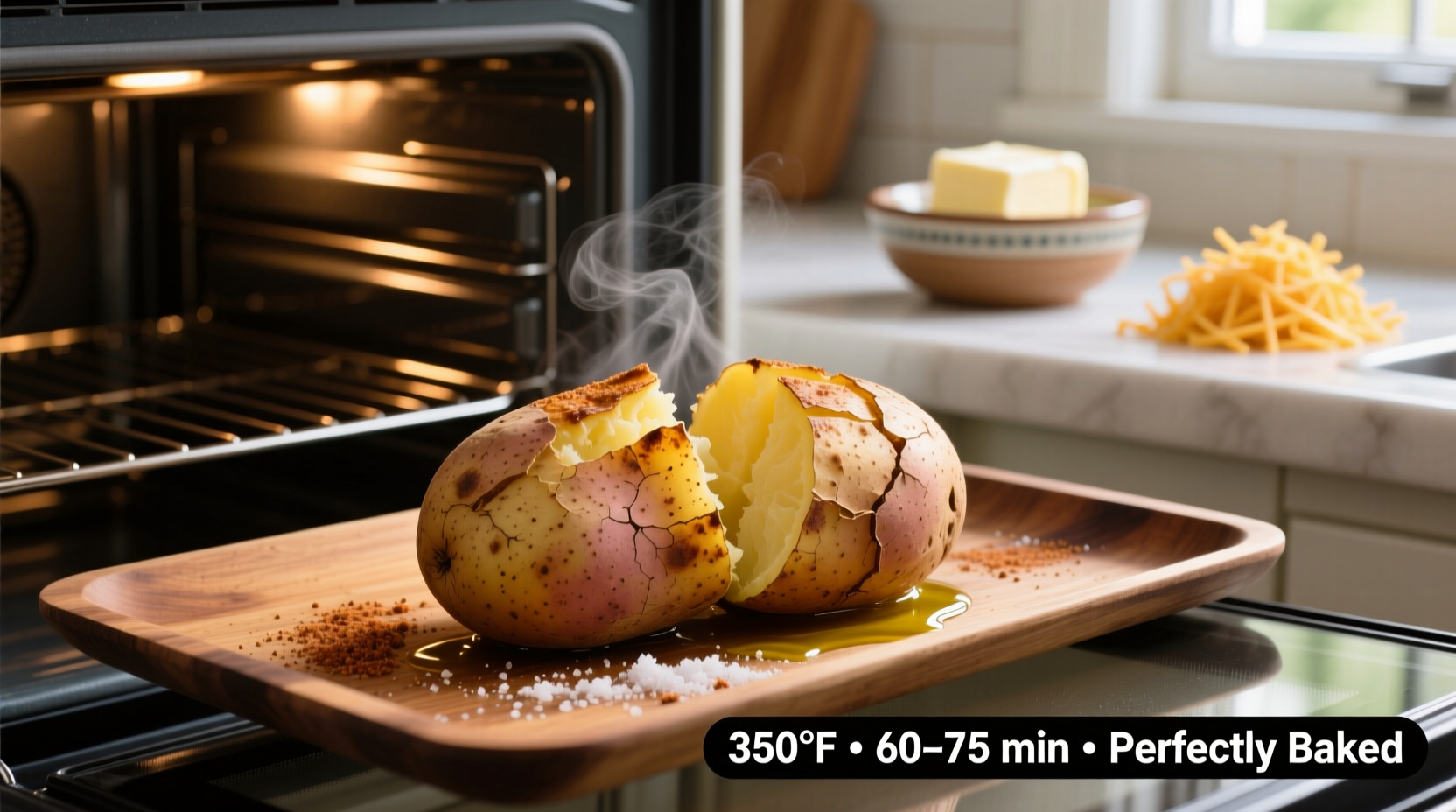 How Long to Bake Potato at 350°F: Perfect Timing Guide