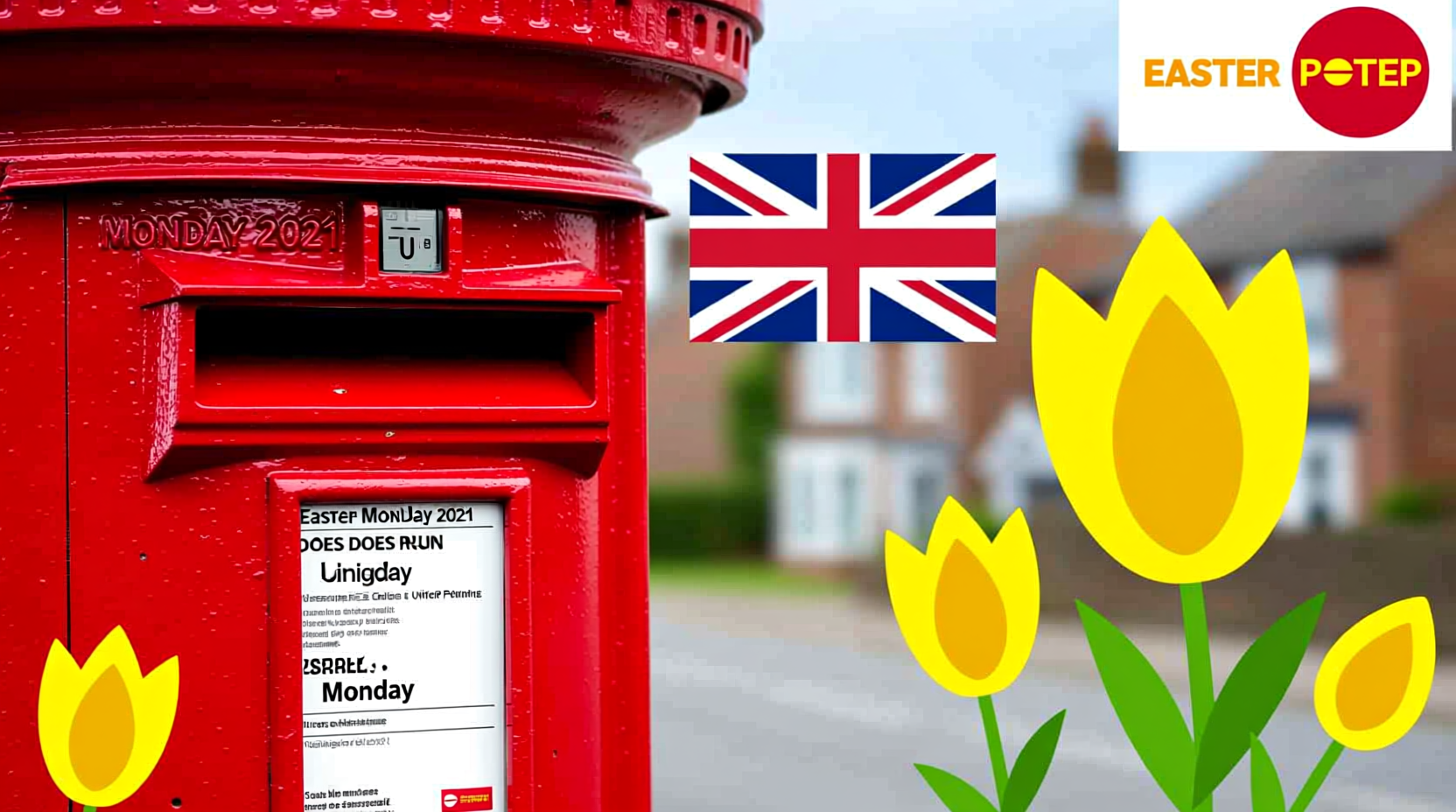 does mail run easter monday 2021