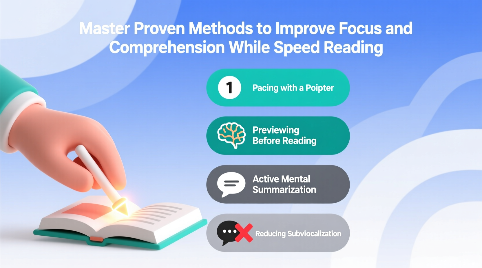 master proven methods to improve focus and comprehension while speed reading
