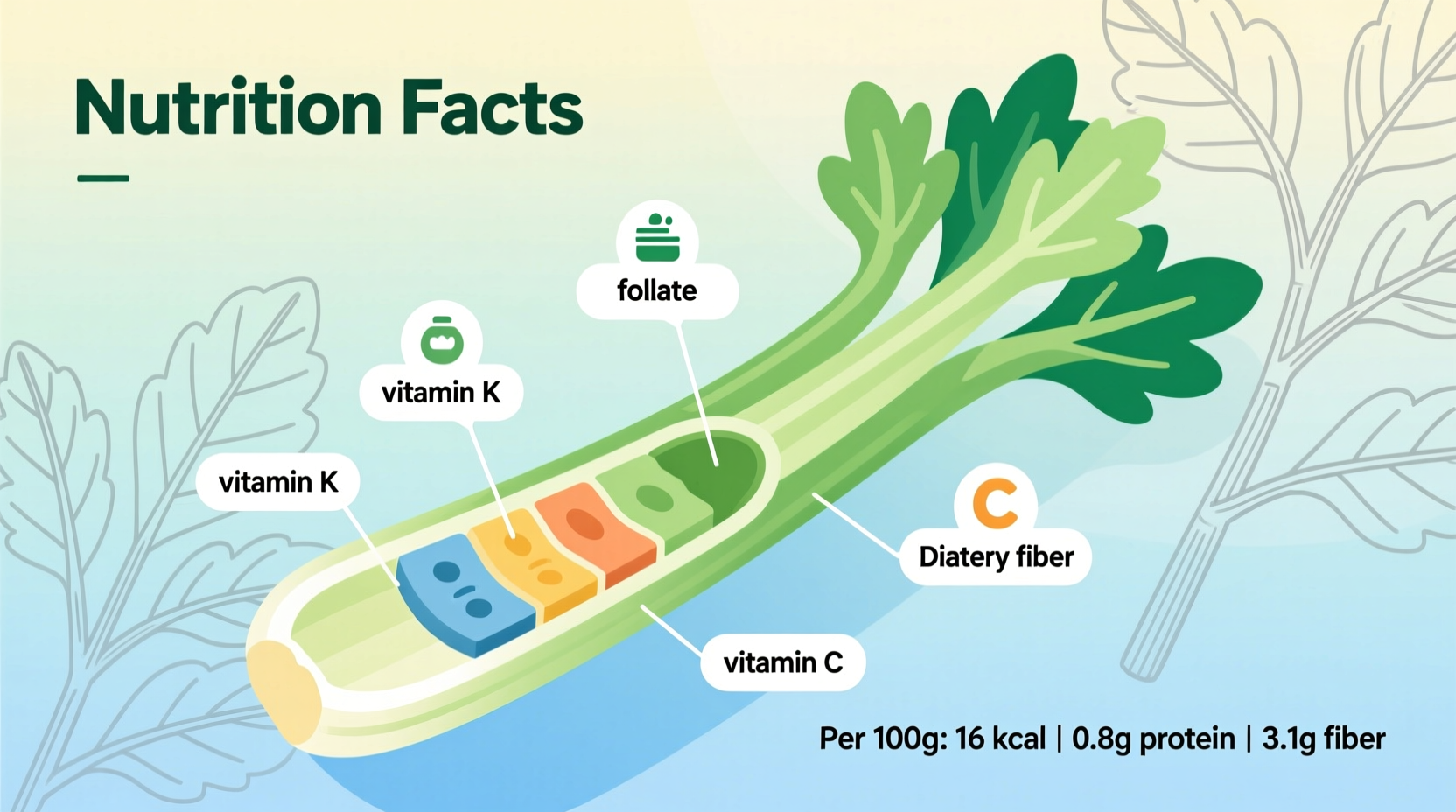 Celery Nutrition Facts: Science-Backed Health Benefits Revealed