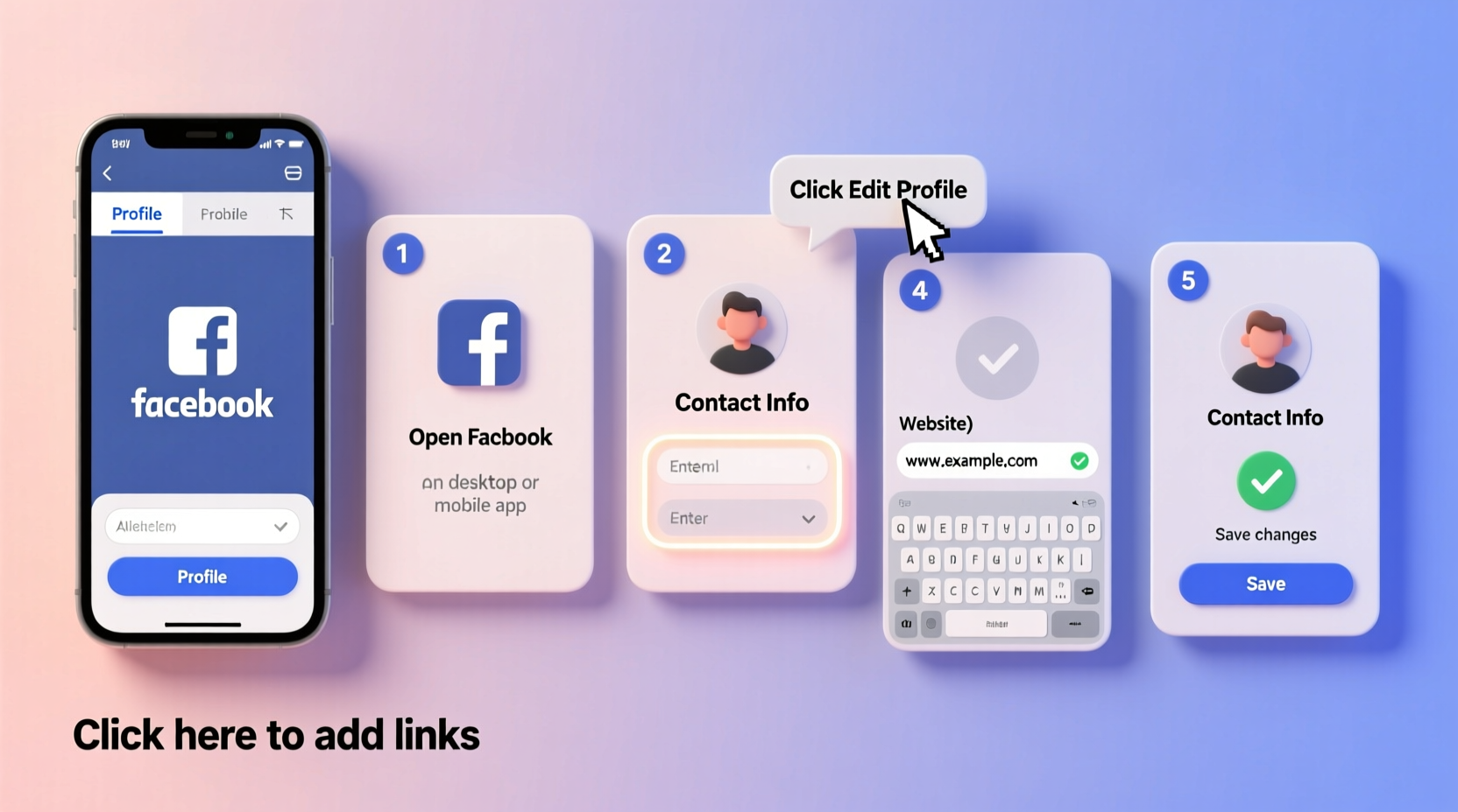 a step by step guide to adding clickable links on facebook posts and profiles 2