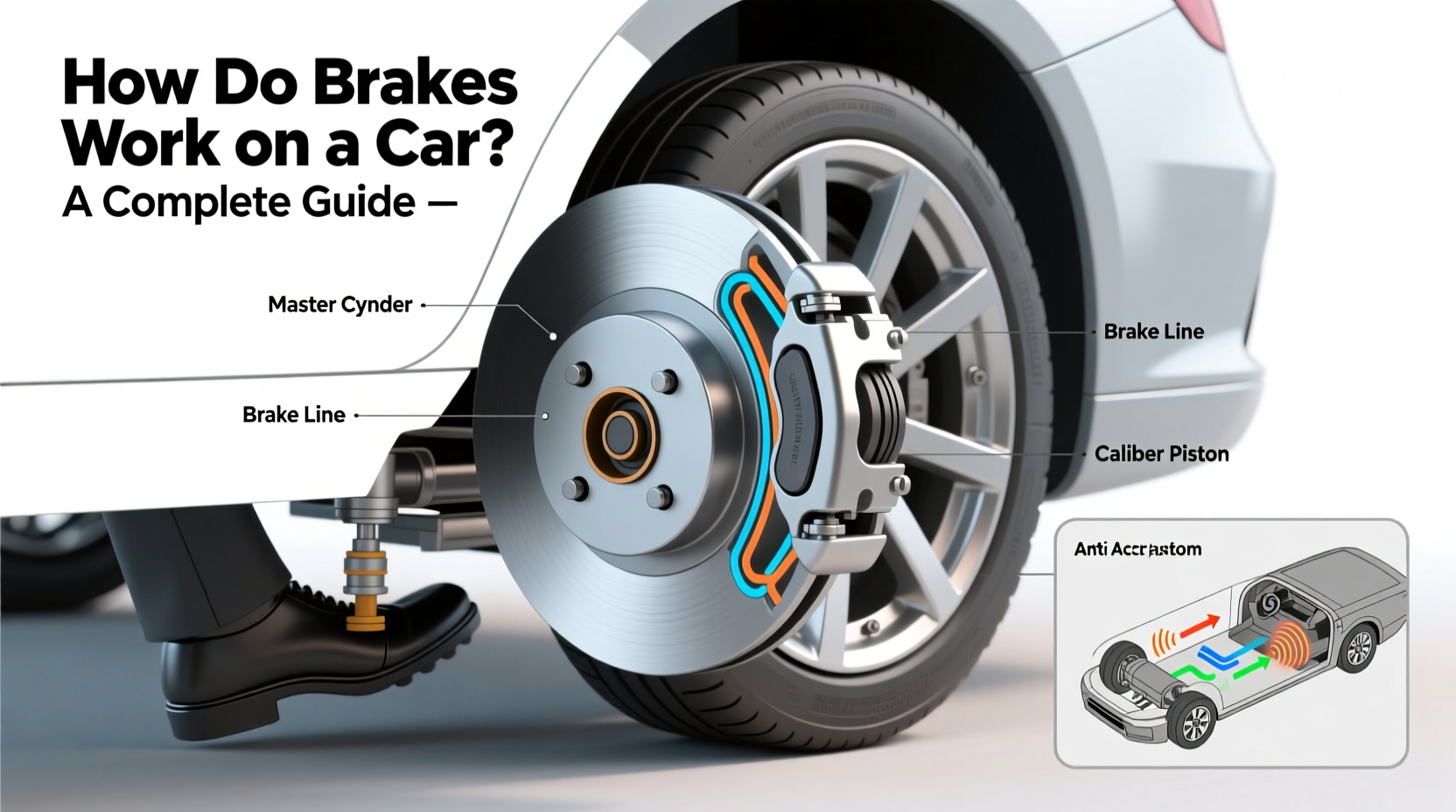 how do brakes work on a car