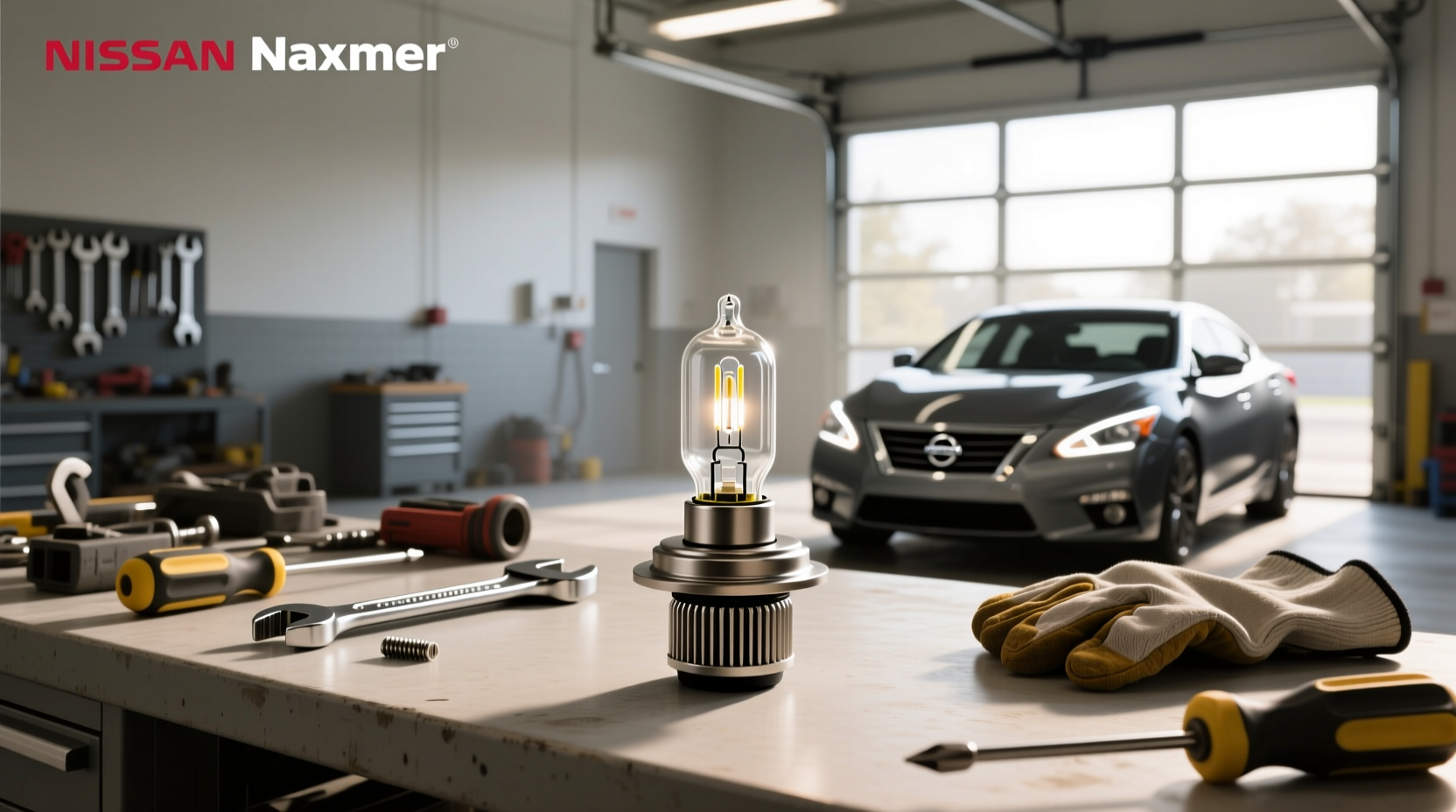 2014 nissan maxima headlight bulb guide