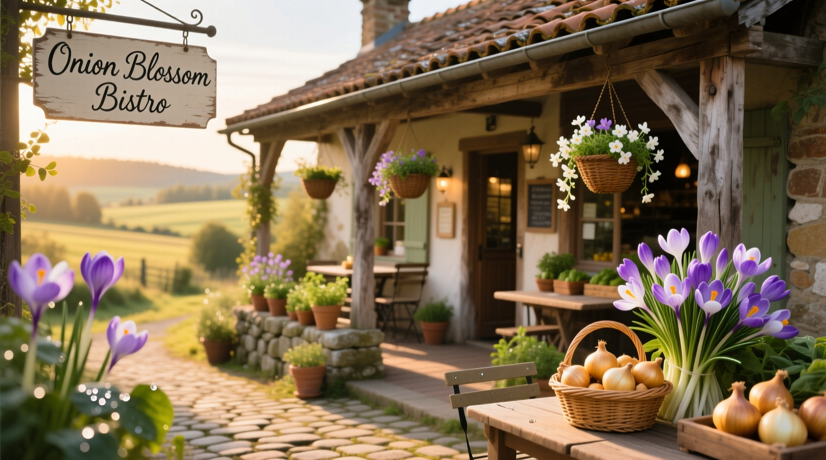 restaurants with onion blossoms