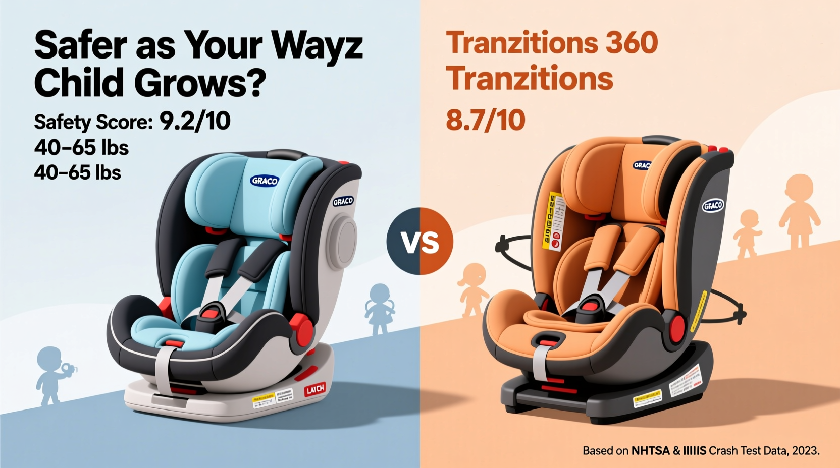 graco wayz vs tranzitions which car seat is safer as your child grows