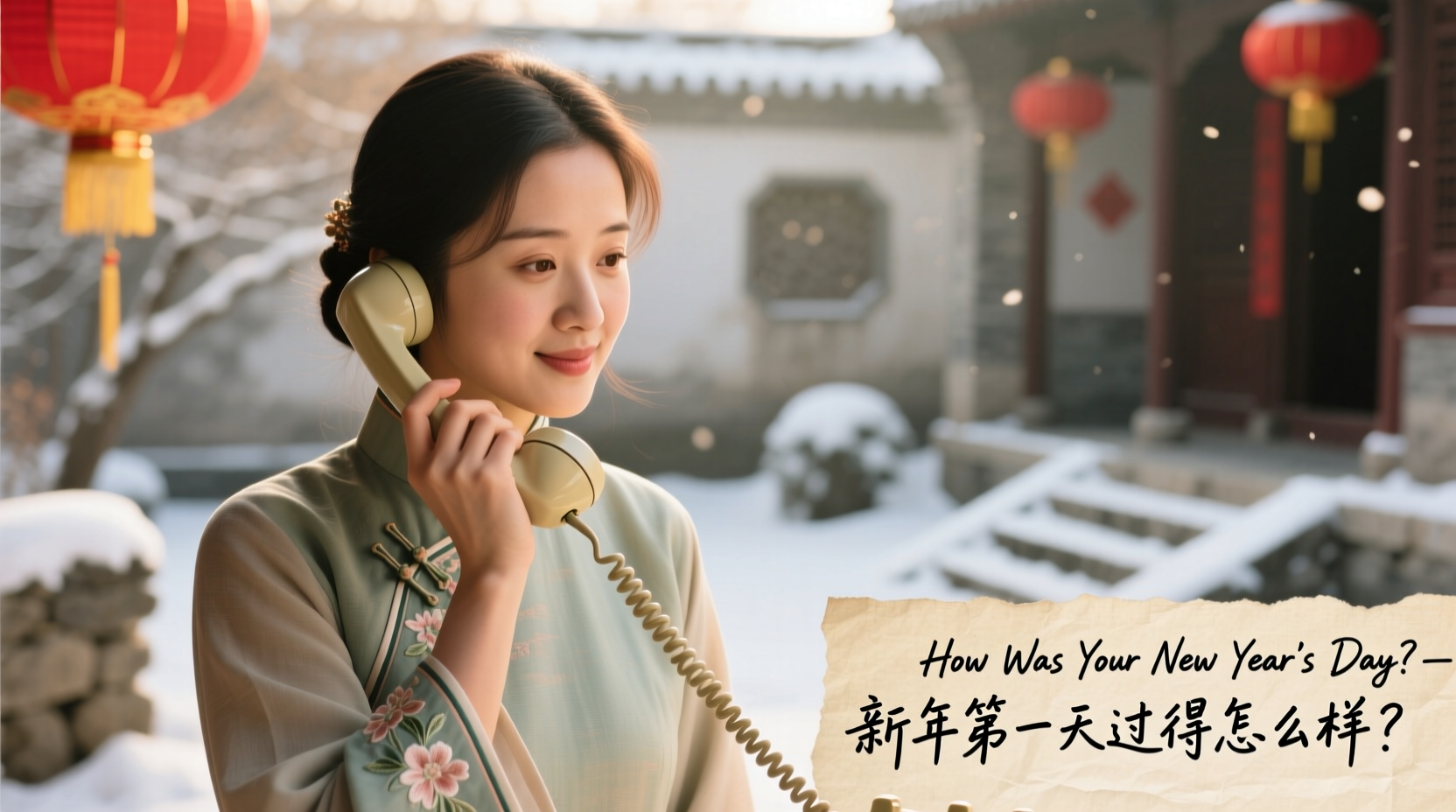 how to say hiw was your new year day