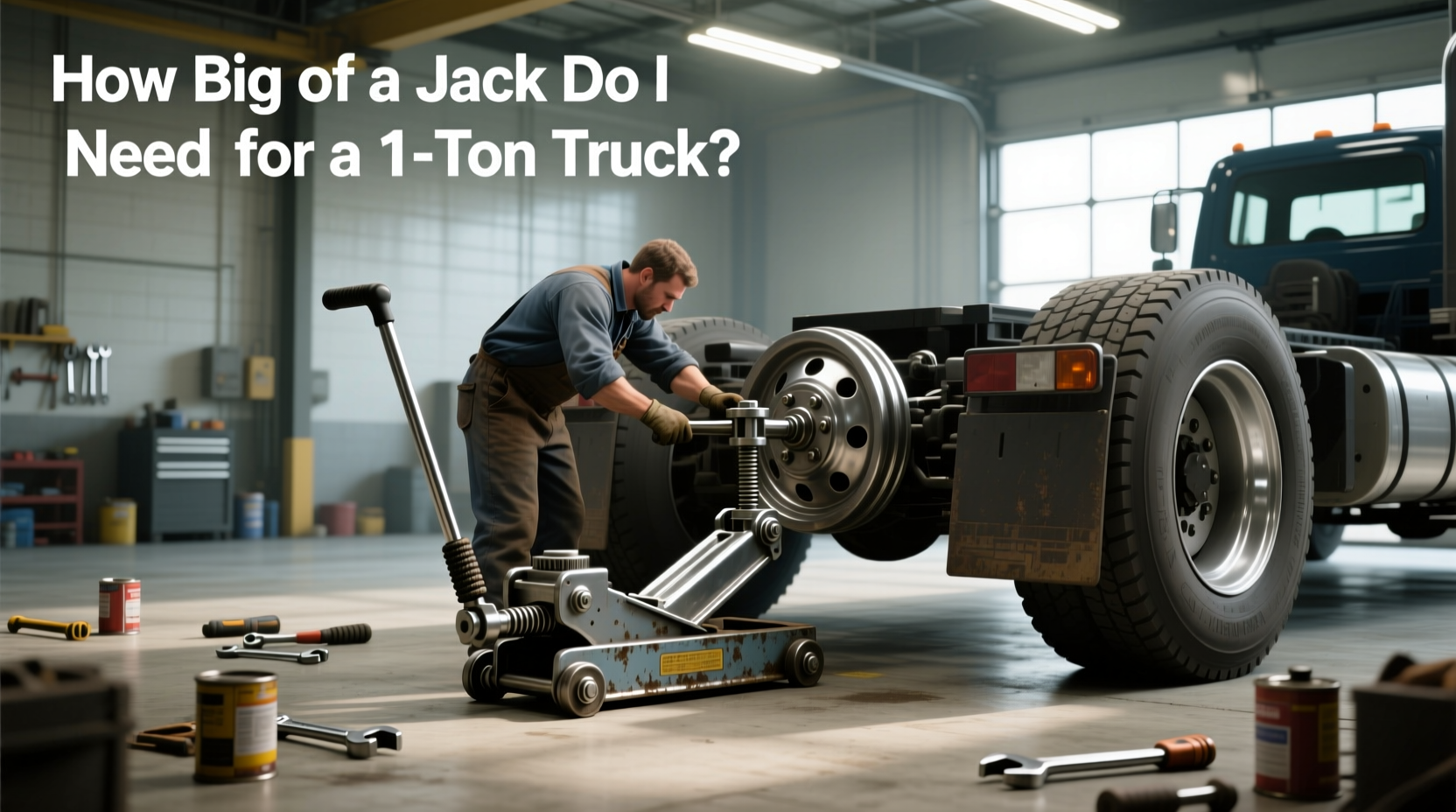 How big of a jack do I need for a 1 ton truck? Buying guide