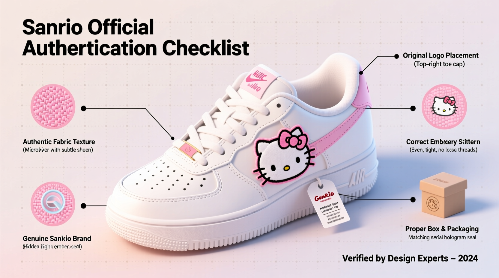 the definitive checklist to identify authentic sanrio hello kitty sneakers with confidence