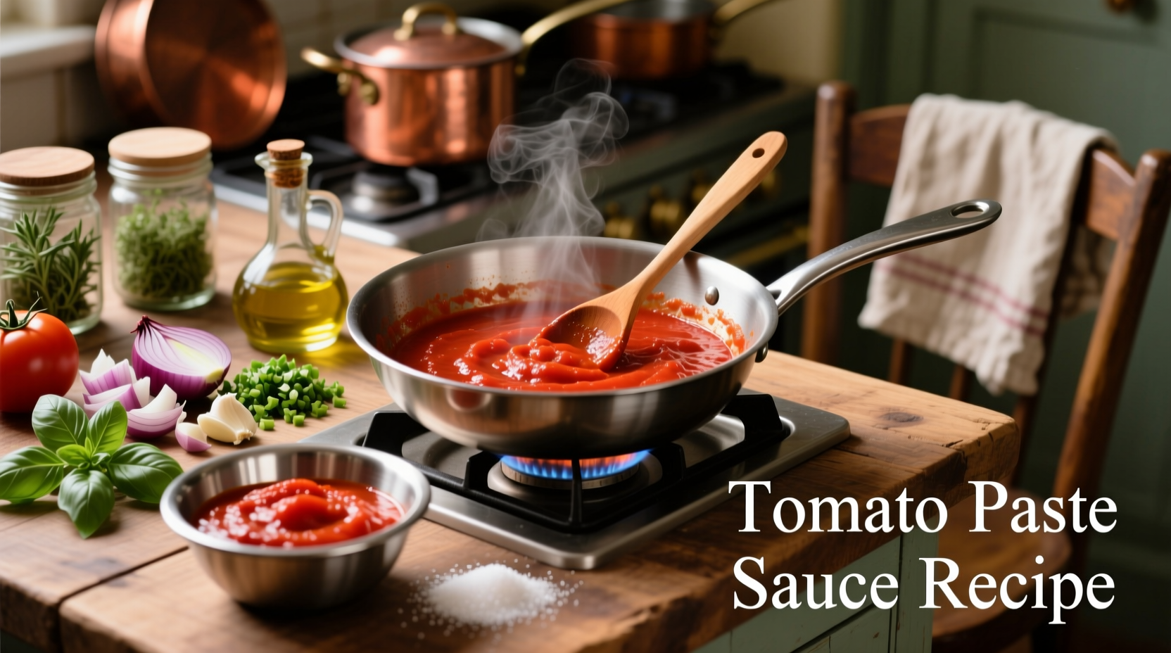 how do i make tomato sauce with tomato paste