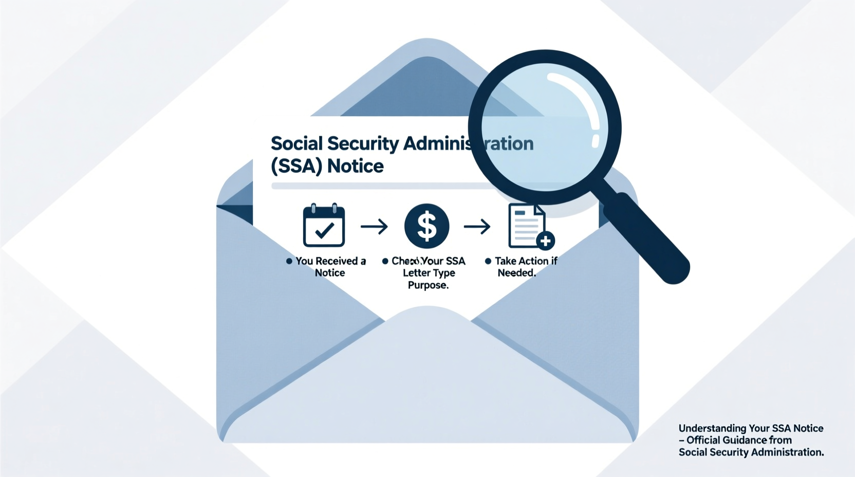 why did social security send me a letter understanding ssa notices