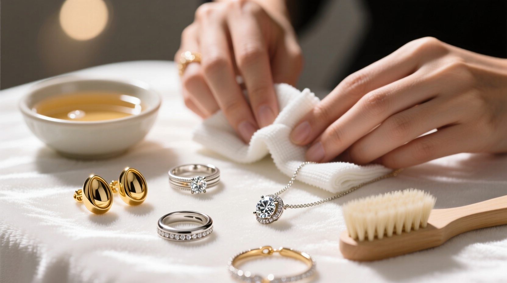 how to clean jewelry