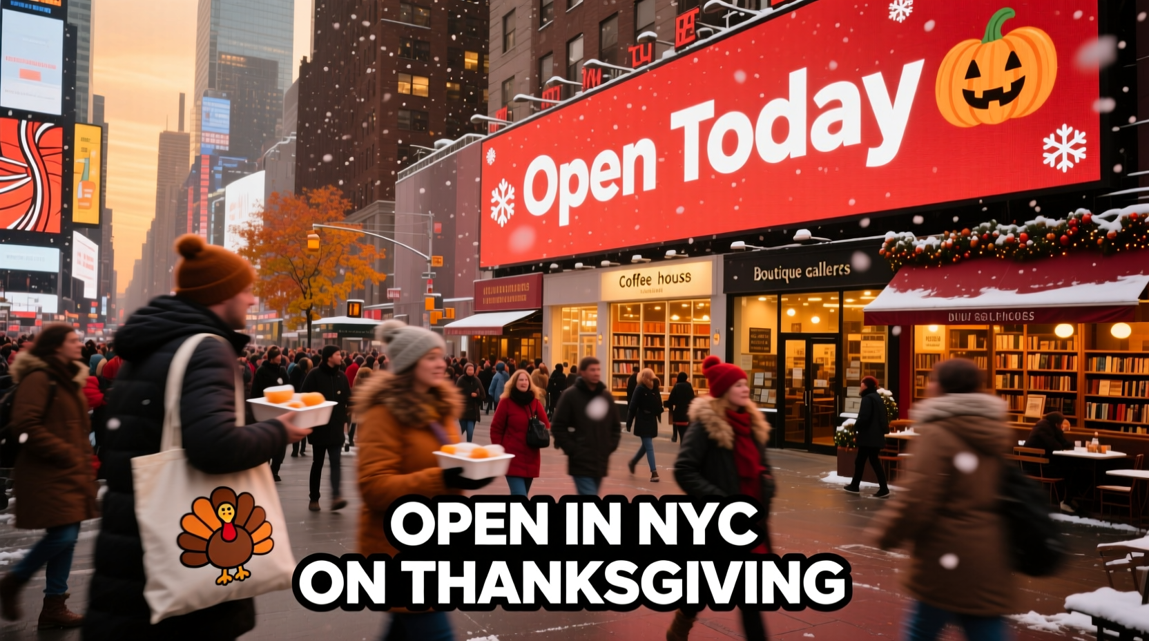 what is open in nyc on thanksgiving day