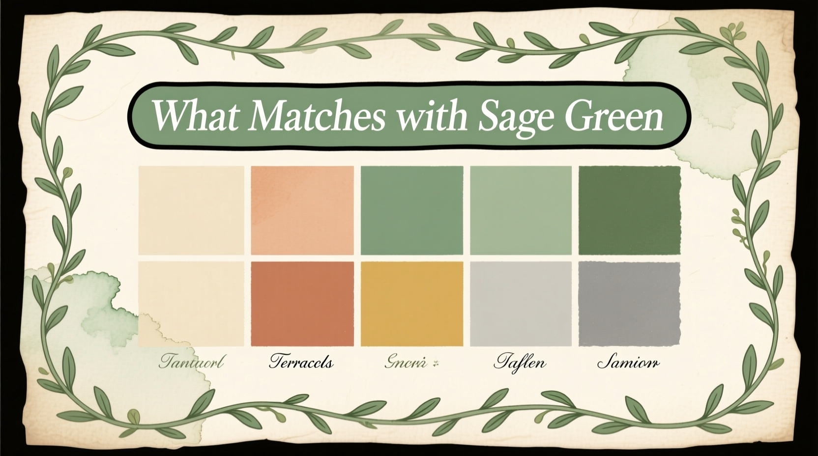 What Matches with Sage Green: Best Color Pairings