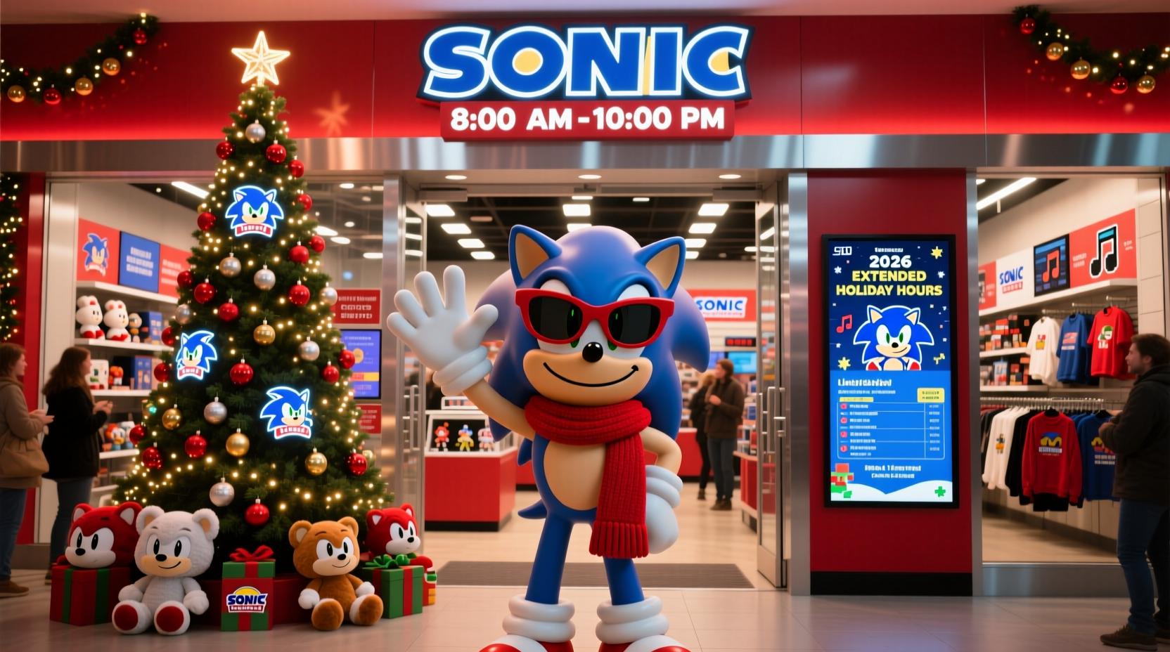 is sonic open on christmas day 2026