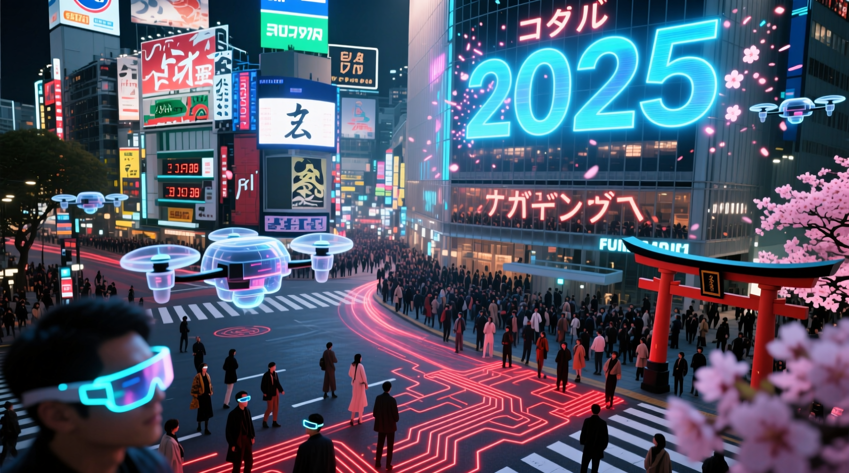 is there going to be shibuya crossing new year countdown