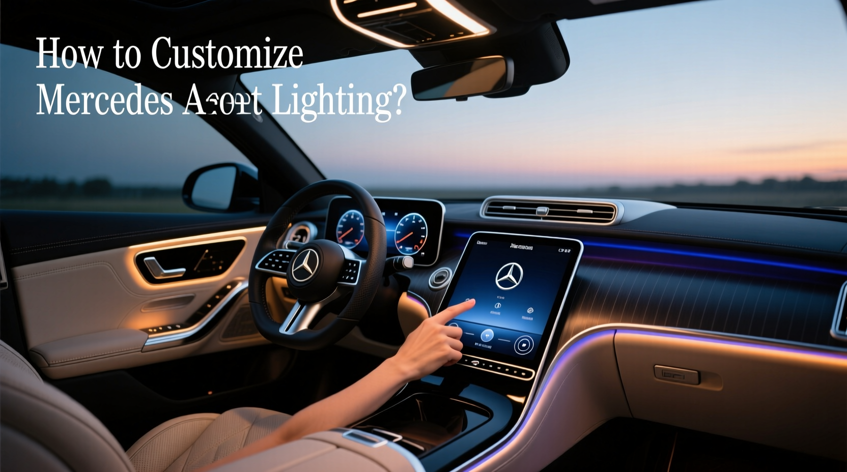 How to Customize Mercedes Ambient Lighting Settings