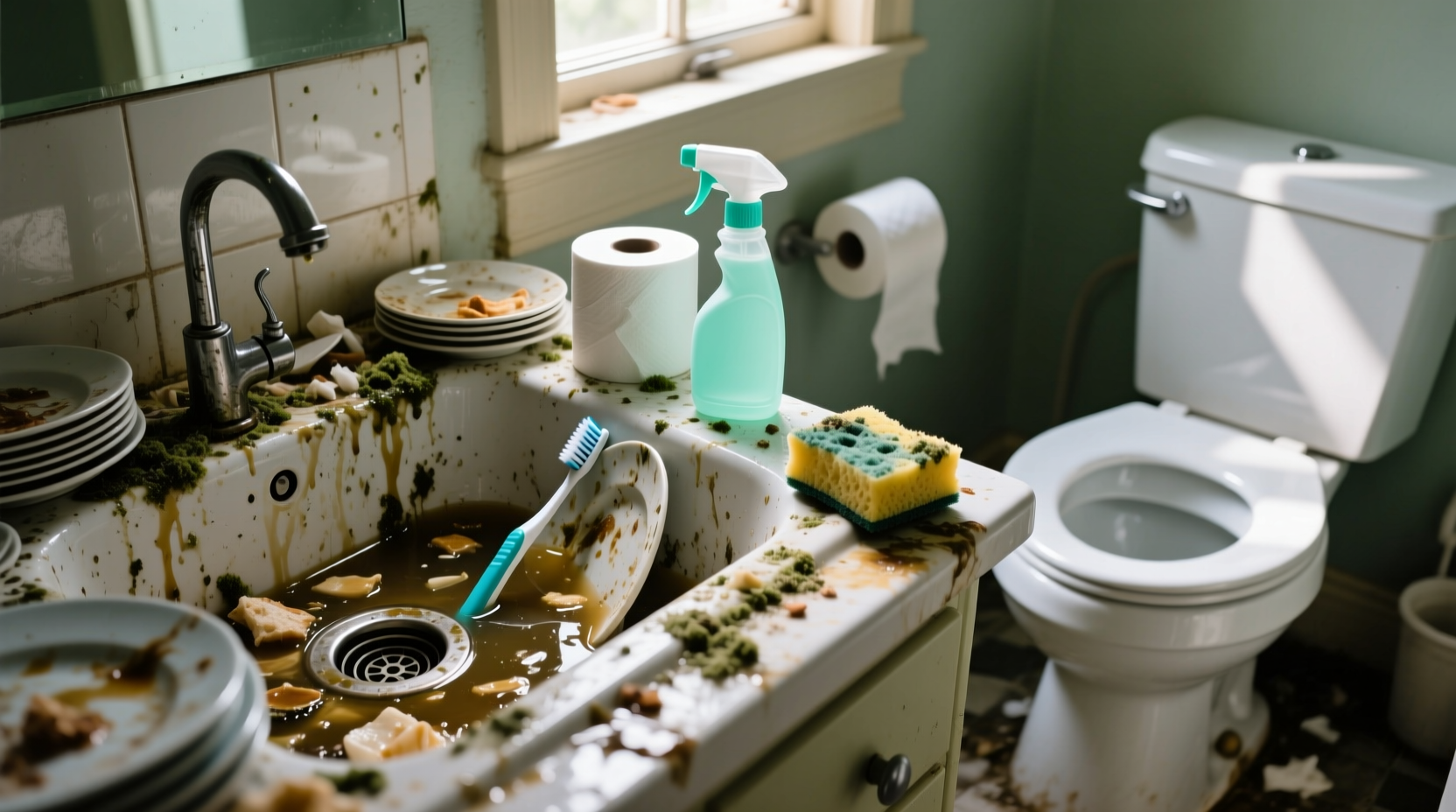 your kitchen sink is dirtier than your toilet