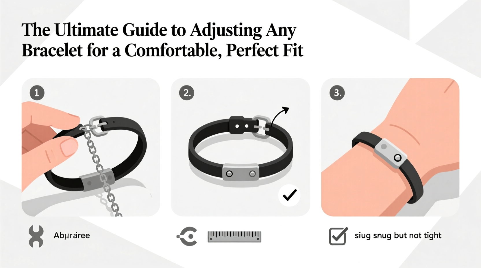 the ultimate guide to adjusting any bracelet for a comfortable perfect fit